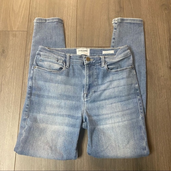FRAME | Le High Skinny Front Chew Paltrow Jeans 27 - Picture 9 of 15